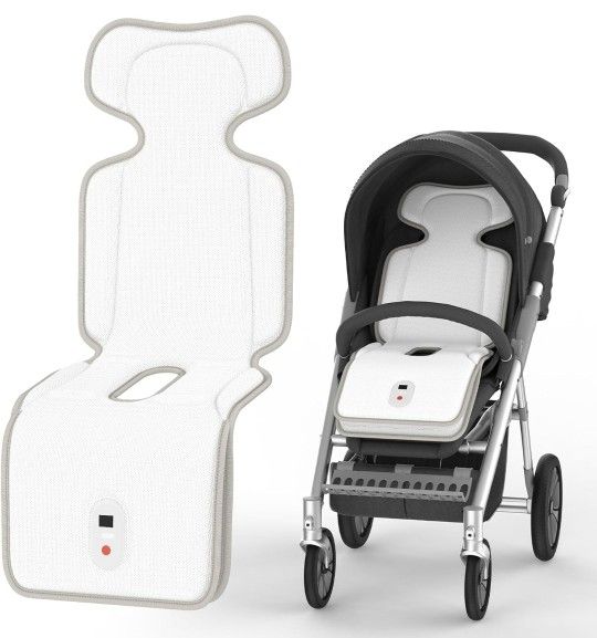 Baby Stroller Rechargeable Cooling Pad with 2 Built-in Blowers