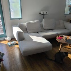 West Elm Newport Left Chaise Lounge 