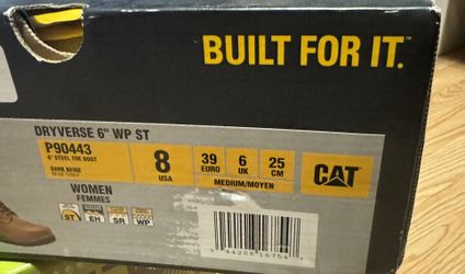 Cat Dryverse 6” Steel Toe Women’s Work Boots