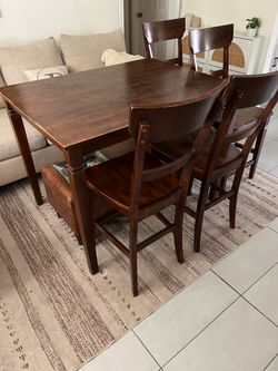 Dinning table and chairs