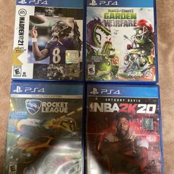 4 PS4 Games 