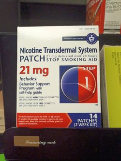 Nicotine patches