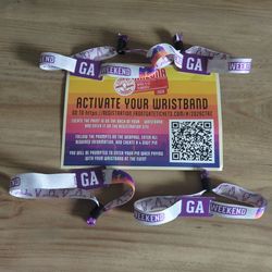 4-Day country thunder wristbands