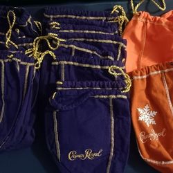 Crown Royal Bags Lot