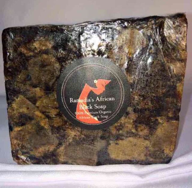 100% Organic Raw African Black Soap (2 oz)