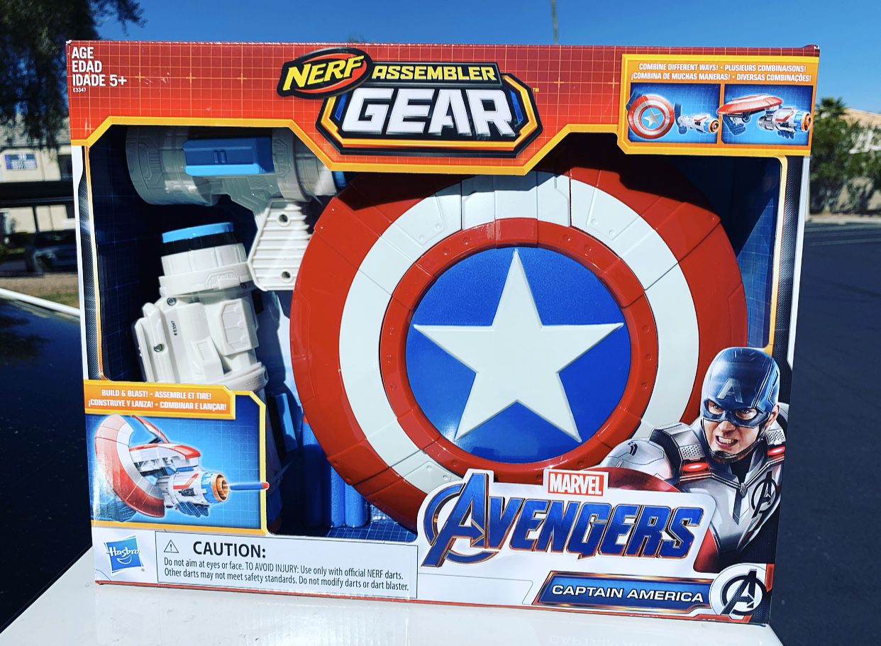 avengers infinity war nerf captain america assembler gear