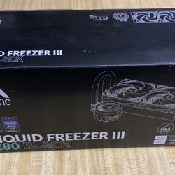 Arctic Liquid Freezer III 280MM Black Liquid CPU Cooler New