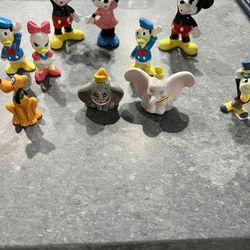 Disney Japan, Malaysia and China Ceramic Figurines 