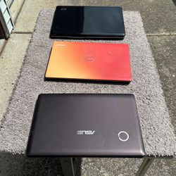 3-Laptop Computers, For Parts Or Repair 