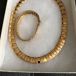 Vintage Set Necklace And Bracelet
