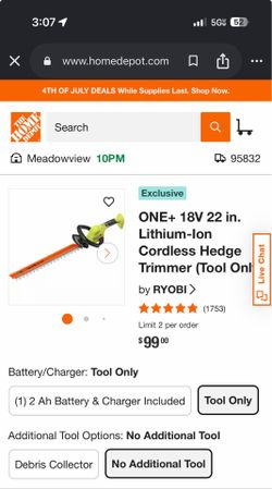 Ryobi Hedge Trimmer