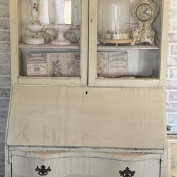 Antique Shabby Chic Secretary, Desk/Cabinet