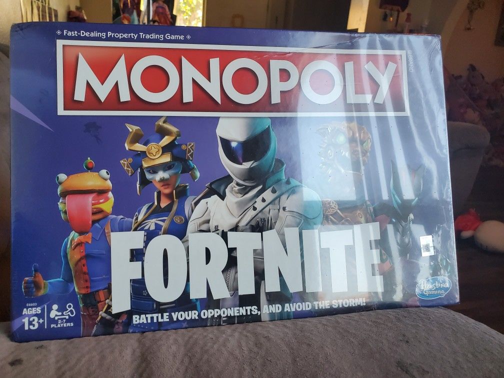 Fortnite Monopoly board game