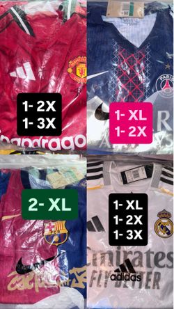 15 soccer jerseys