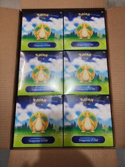 Pokemon GO Premier Deck Holder Box Dragonite VStar Collection Sealed