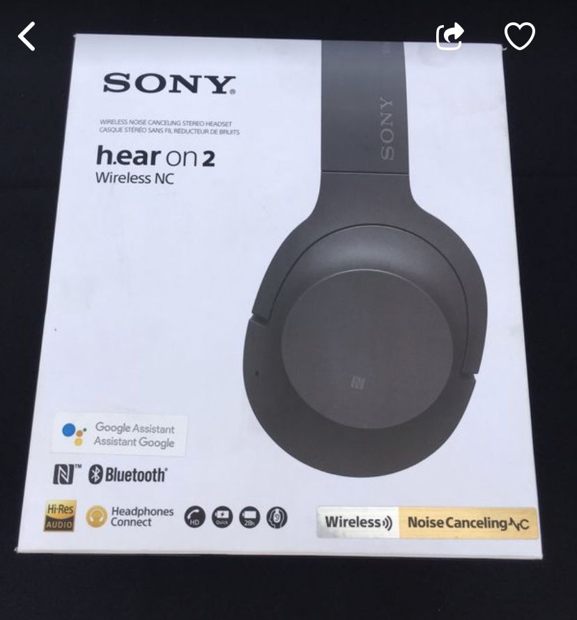 SONY HEADPHONES hear on 2 wireless NC