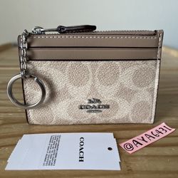 Coach Signature mini ID skinny 