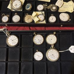 Antique Pocket Watch Collection For Sale 