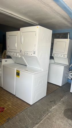 GE 24” stackable electric washer and dryer