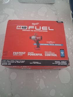 Milwaukee M18 fuel one key lithium-ion brushless cordless 7/16 in high torque impact wrench tool only new
