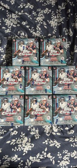 2025-2026 Topps Chrome Nfl Mega Box