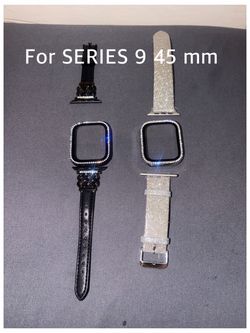 Apple Watch built-in screen protector case with bands like new. Don’t use my Apple Watch much .  $10.00 for everything