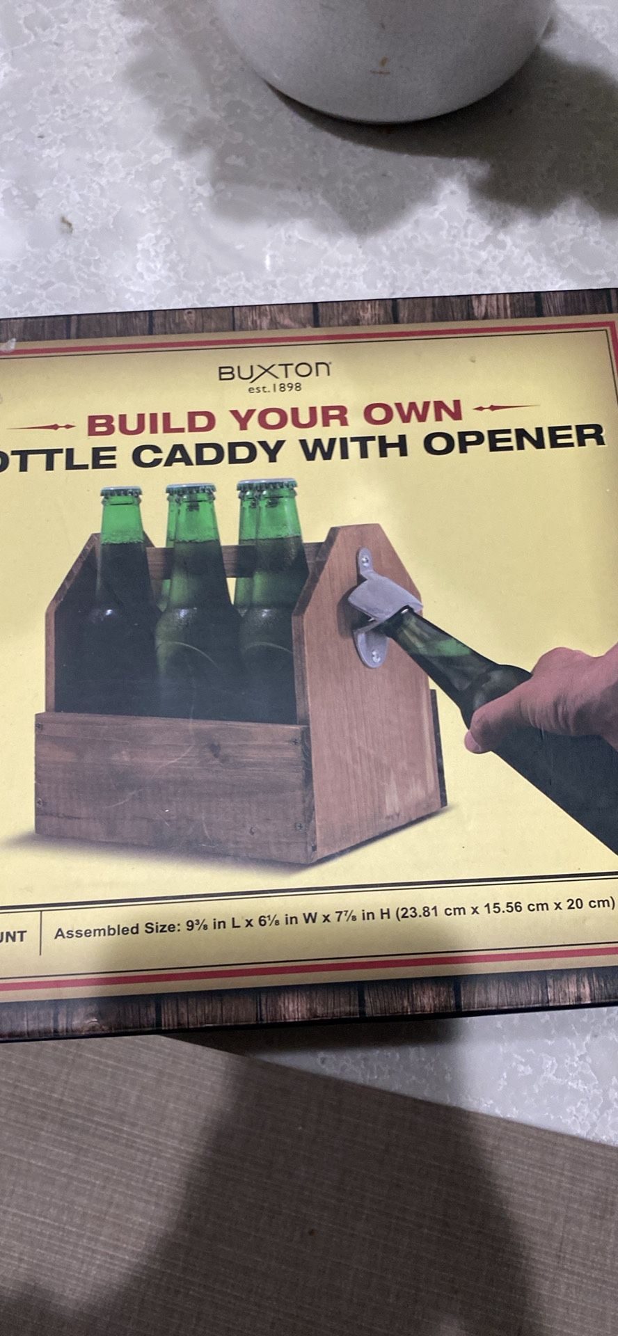Bottle Caddy And Opener