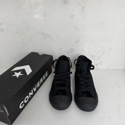 Converse Chuck Taylor All Star Canvas Black Monochrome Youth US 2