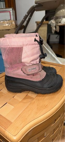 Alpine Design Pink/Black Snow Crusher Pac Waterproof Girl's Boots Size 13 Child
