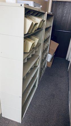 Metal filing cabinet