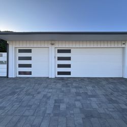 Garage Doors 3 Cars Used 