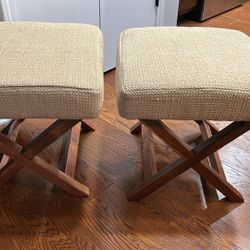 Matching Upholstered Stools