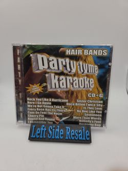 Party Tyme Karaoke : Hair Bands by Various Artists ( CD , 2010 )