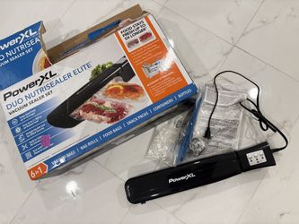 PowerXL Vacuum Sealer Elite in Black