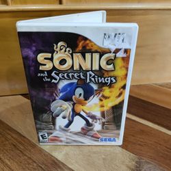 Nintendo Wii Sonic And The Secret Rings 