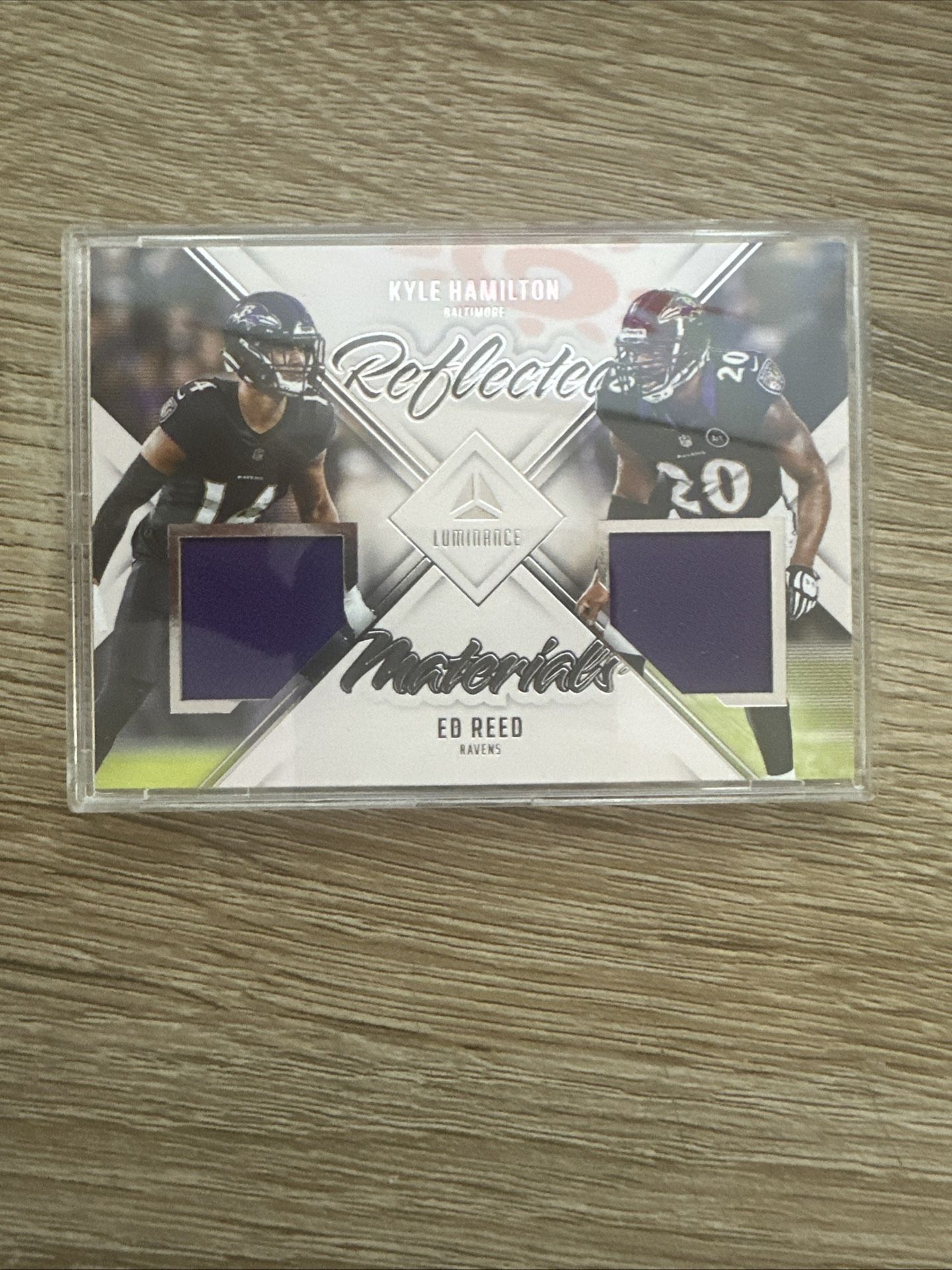 2024 Panini-Luminance Ed Reed And Kyle Hamilton Duo Patch