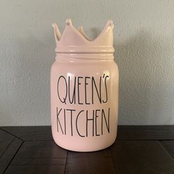Rae Dunn Queens Kitchen Canister 