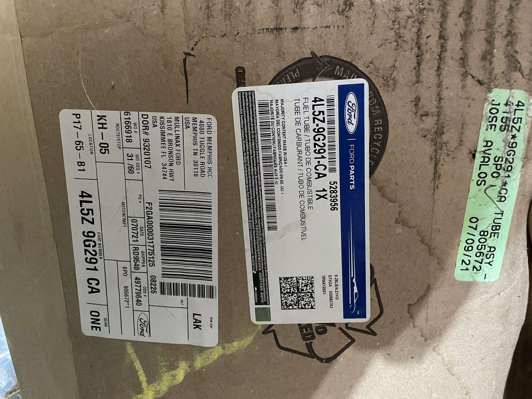 Ford Ranger Fuel Tube Assembly 