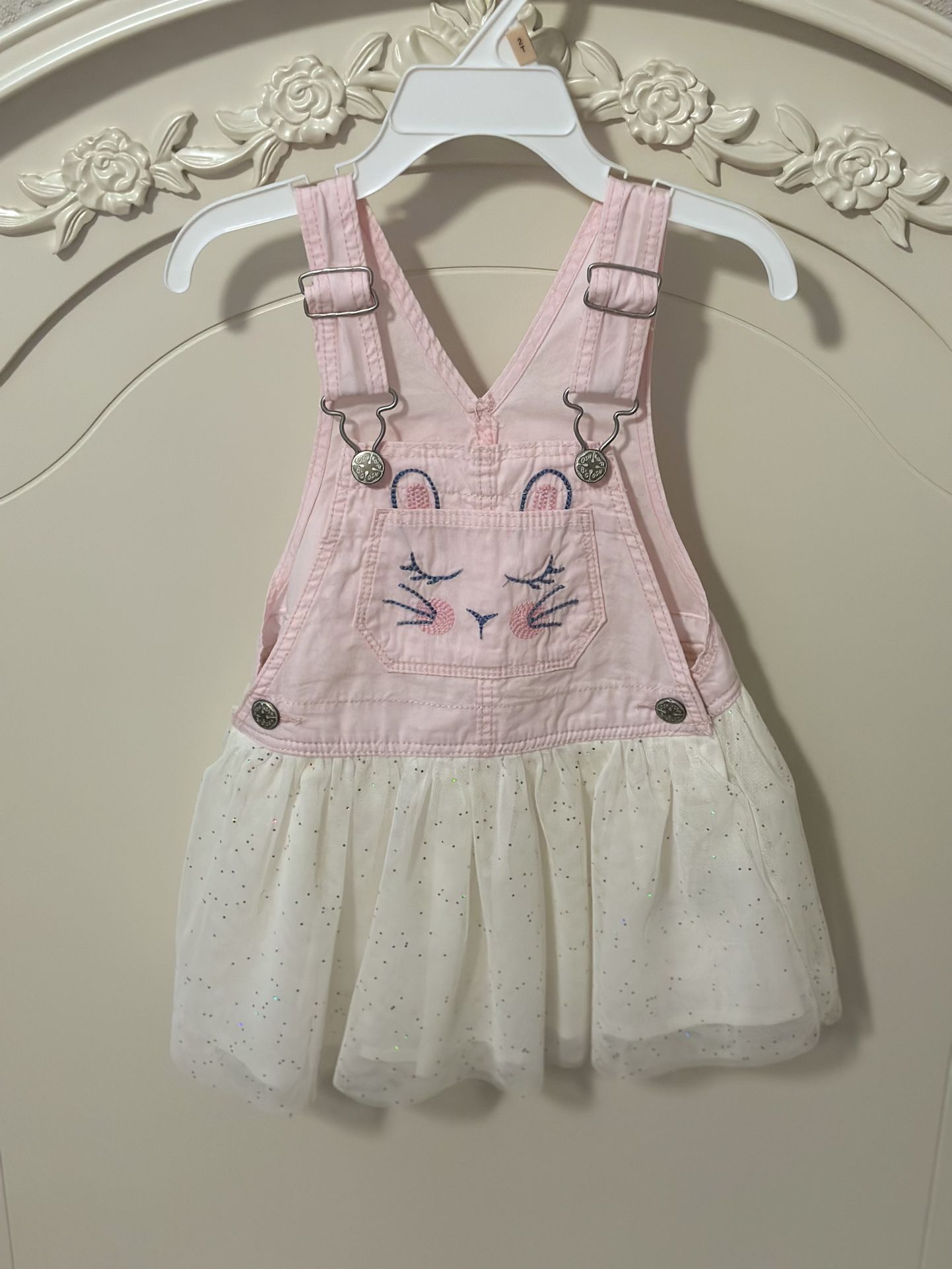 Pink Bunny Overall Dress From OshKosh