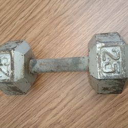 25 Lb Dumbbell