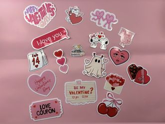 valentine's day sticker set