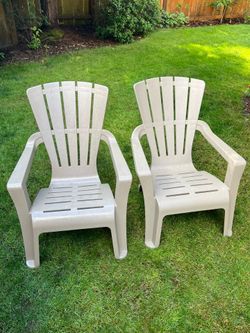 Two Adirondack Chairs - Like New Condition, Outdoor Chairs