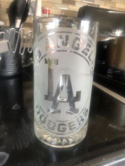 Dodgers Glass Mug