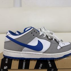 Nike Sb Dunk Low Matte Silver 2011 Size 9.5 Nike Dunk Low High Mid