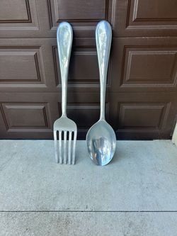 Decorative Hanging Fork and Spoon.