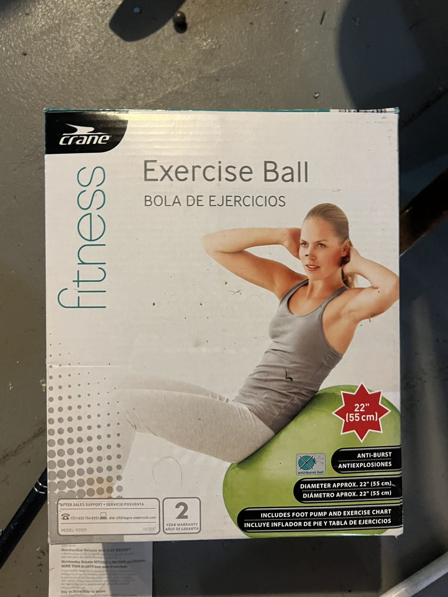 Exercise ball brand new inbox