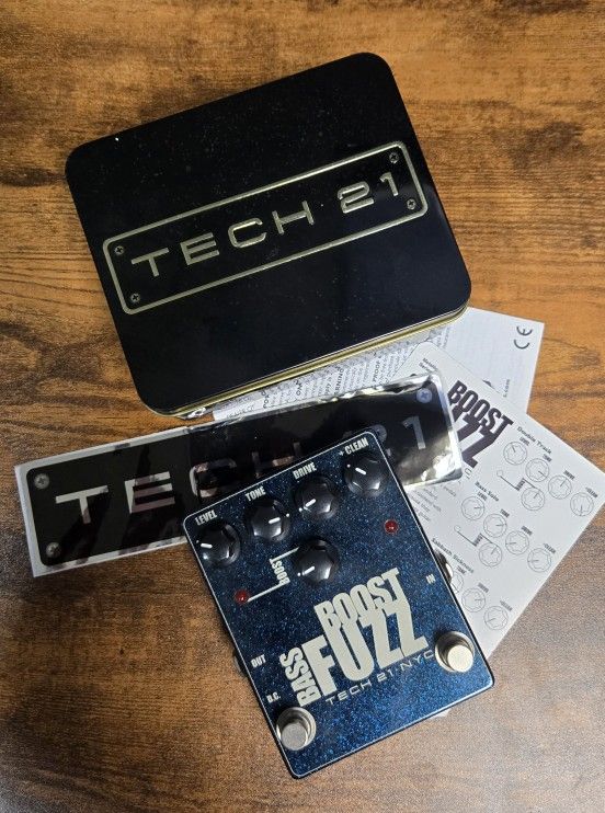 Tech 21 Bass Fuzz Boost Pedal