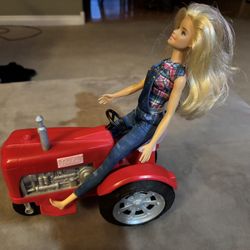 Tractor Barbie