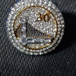 Golden State Warriors NBA Champion Ring 2018 Curry Thompson Detailed Heavy New 