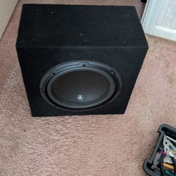 Car Audio Amp & Subwoofer Custom Box